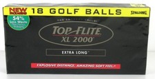 Top Flite - XL 2000 - Golf Balls - 18 Count - Spalding - Brand New