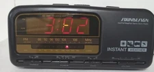 Weather Band Clock Radio Instant Weather Soundesign (3665BLK) Tested Works Am Fm