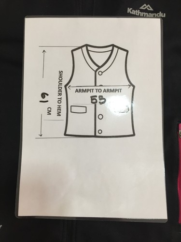 Kathmandu womens Windstopper Softshell Zip Pockets stretch Vest Black Size 16 - Picture 7 of 7