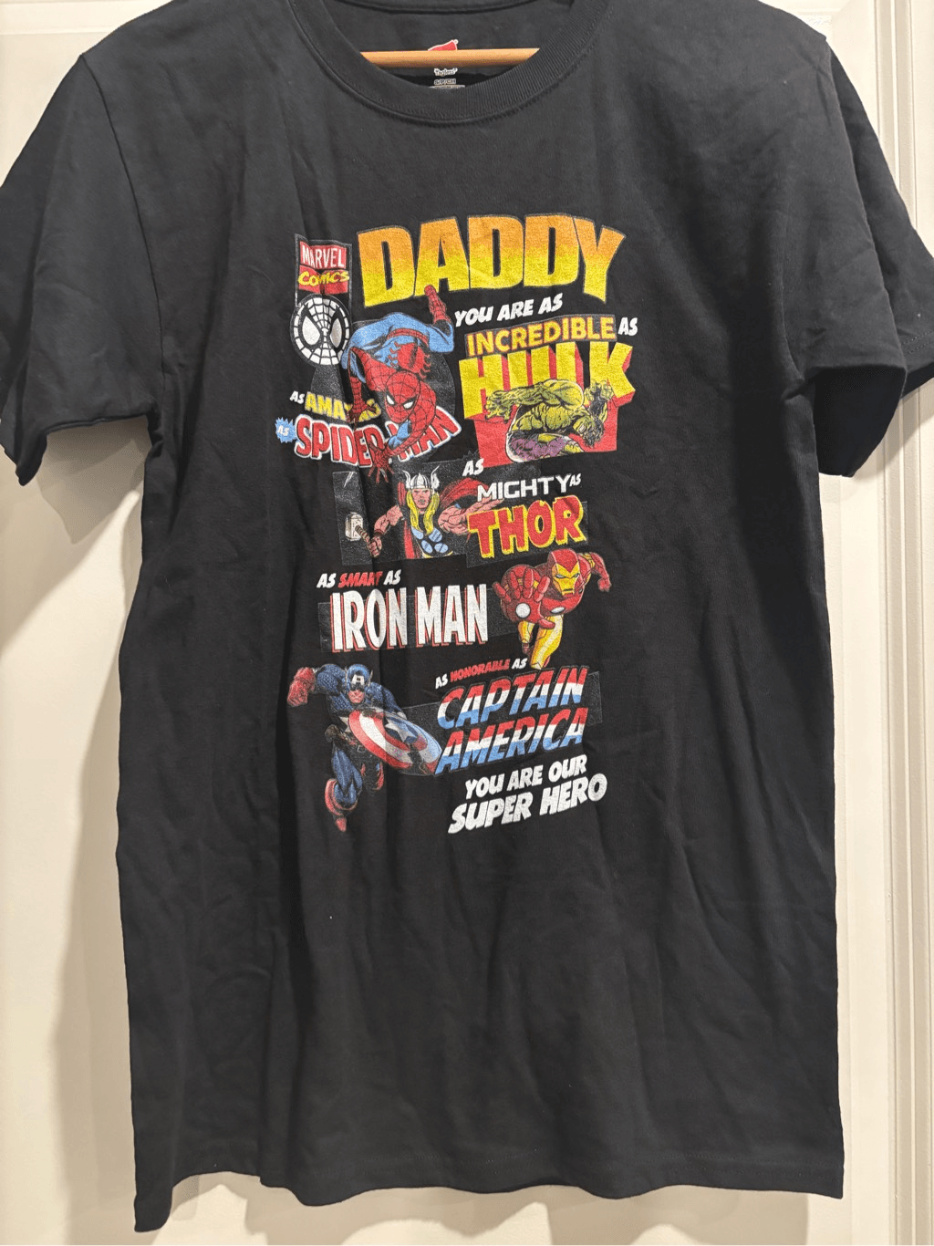 Super Hero Dad T-Shirt - Small Size