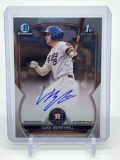 2023 Bowman Chrome Baseball Luke Berryhill Bowman 1st Autograph Prospect RC