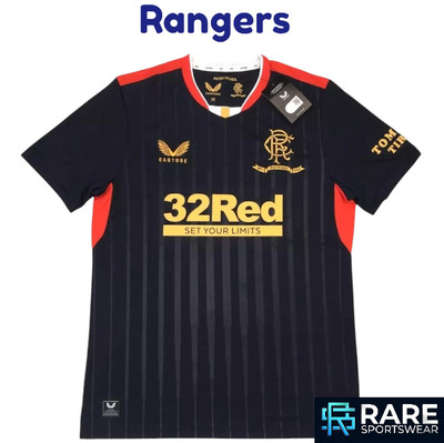 AUTHENTIC RANGERS 150 Yrs FOOTBALL SHIRT 2021-22 MEDIUM ADULT CASTORE (BNWT)