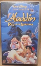 VHS Walt Disney Aladin Y El Rey De Los Ladron...