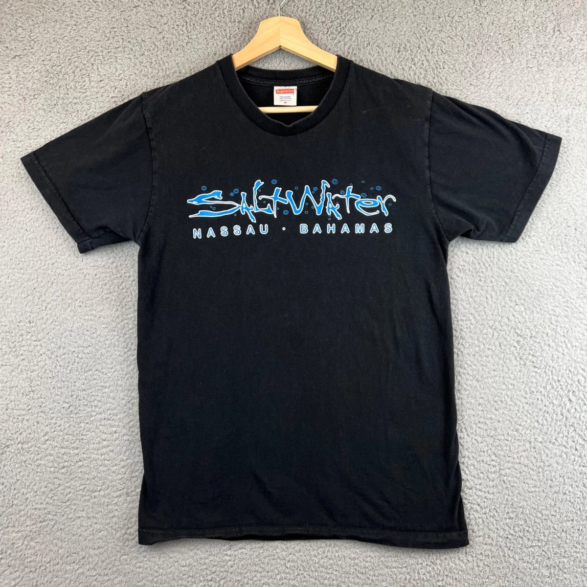 SUPREME SALT WATER NASSAU BAHAMAS T SHIRT SIZE M eBay