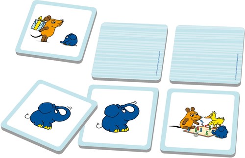Schmidt Spiele Kinderspiel Logikspiel Die Maus Elefanten-Memo 50. Jubiläum 40664 - Bild 2 von 2