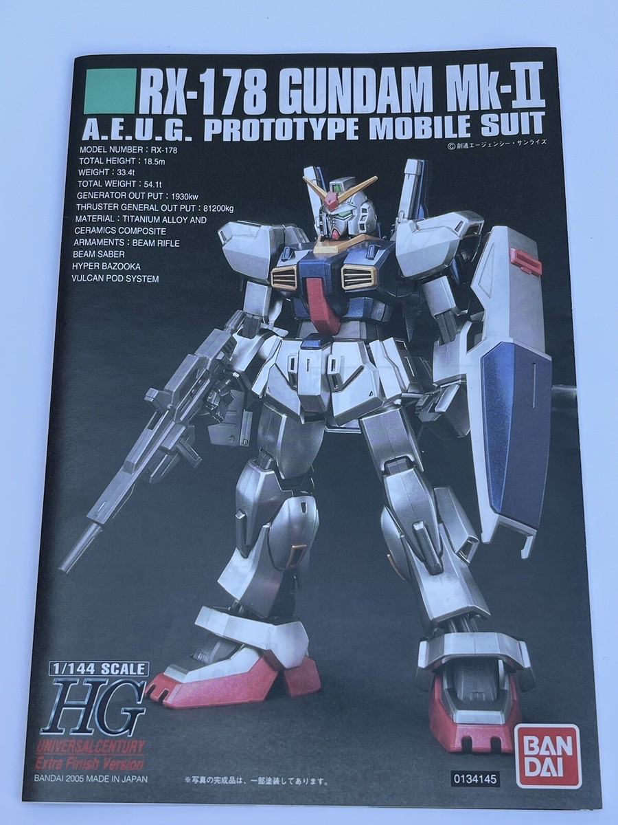 HG 1/144 HGUC RX-178 Gundam Mk-II (AEUG) | Bandai Gundam Gunpla Kit | LA Scale Model