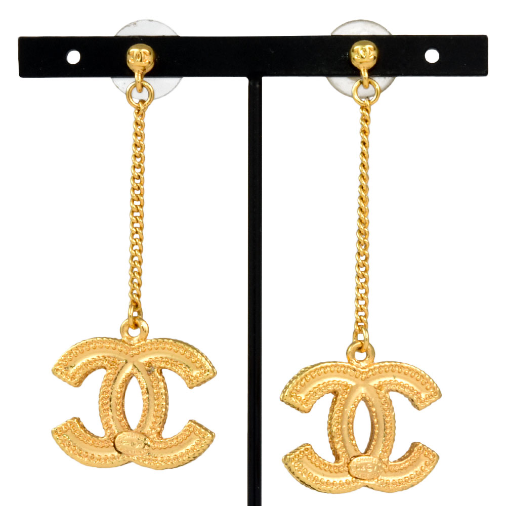 CHANEL シャネル シャネル ピアス EARRING AB7787 ゴールド シャネル ピアス CHANEL EARRING AB7787 ココマーク メタル
