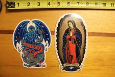 Jason Jesse Santa Cruz Skateboards Dogtown Skateboarding STICKER - Lot of 2