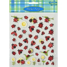 Scrapbooking Crafts Stickers Sticker King Ladybugs Sunflowers Lady Bugs Repeats