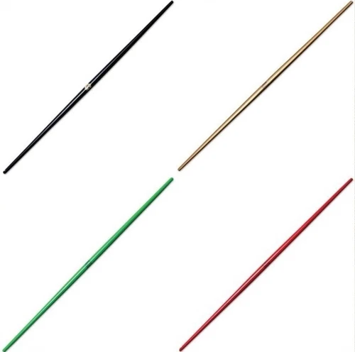 مسابقة Hardwood Bo Staff تدريب على أسلحة الفنون القتالية أسود أحمر أخضر ذهبي
