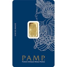 2.5 Gram PAMP Suisse Fortuna Veriscan Gold Bar (New w/ Assay) 5072.98 per troy oz