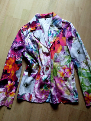 Blazer,Jacke,Design,Blumen,Kate Storm,nice,schön,super,Flowerprint,edel,Boutique