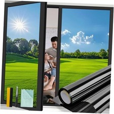 One Way Mirror Privacy Window Film Heat Blocking, Daytime Privacy Home Window