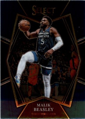 2021-22 Select Blue #137 Malik Beasley - BSK