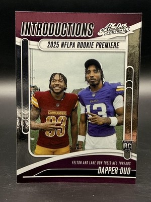 Dapper Duo 2025 Panini Absolute #I-TFN Introductions