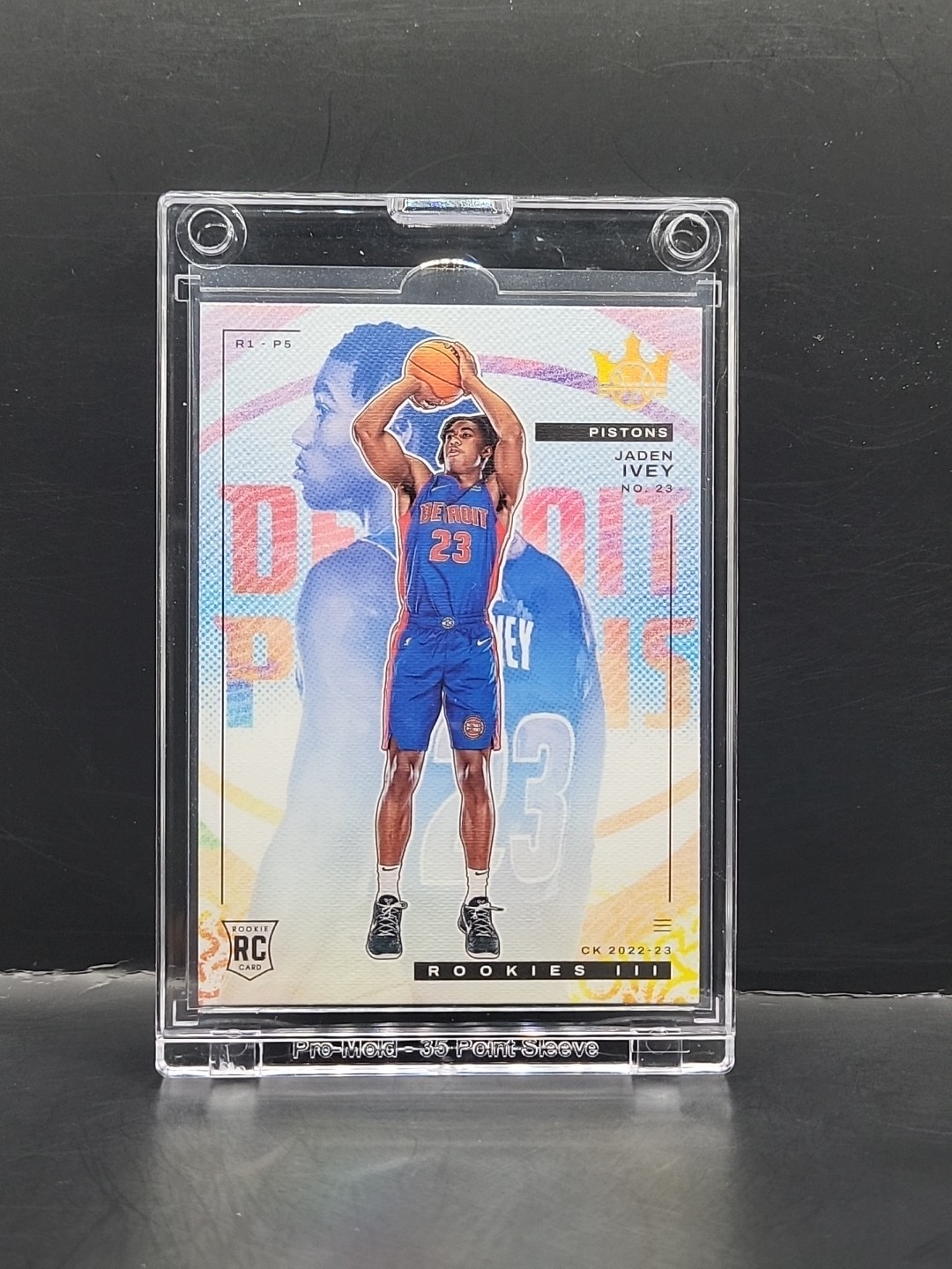 2022-23 Panini Court Kings #143 Jaden Ivey Level III 3 SP Rookie Card RC