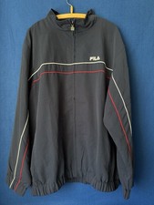 Fila Herren Trainingsjacke Dunkelblau Vintage Retro Tracktop Gr. 56 Sportjacke