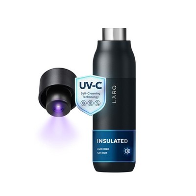 Bottle PureVis 17 oz - Self-Cleaning and Insulated Stainless Steel Water Bott...