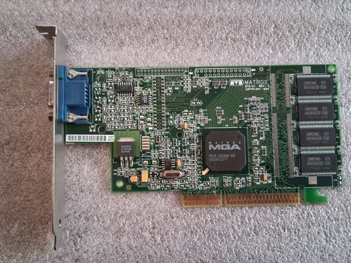 MATROX 872-01 Rev. A  Video Card G2+DMILA/8D/OE2 MGA-G200A-02 - Afbeelding 1 van 4