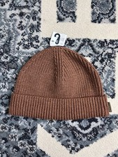 NWT lululemon Close Fit Wool Blend Ribbed knit beanie cap L/XL Brown