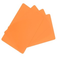 10Pack Blank PVC Cards 20mil Blank Credit Cards Plastic Cards Orange
