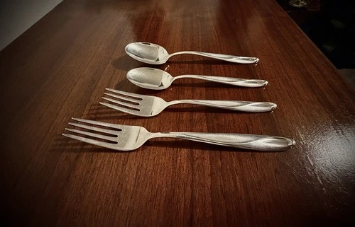 Reed & Barton “Silver Sculpture” Sterling Silver Flatware Place Setting