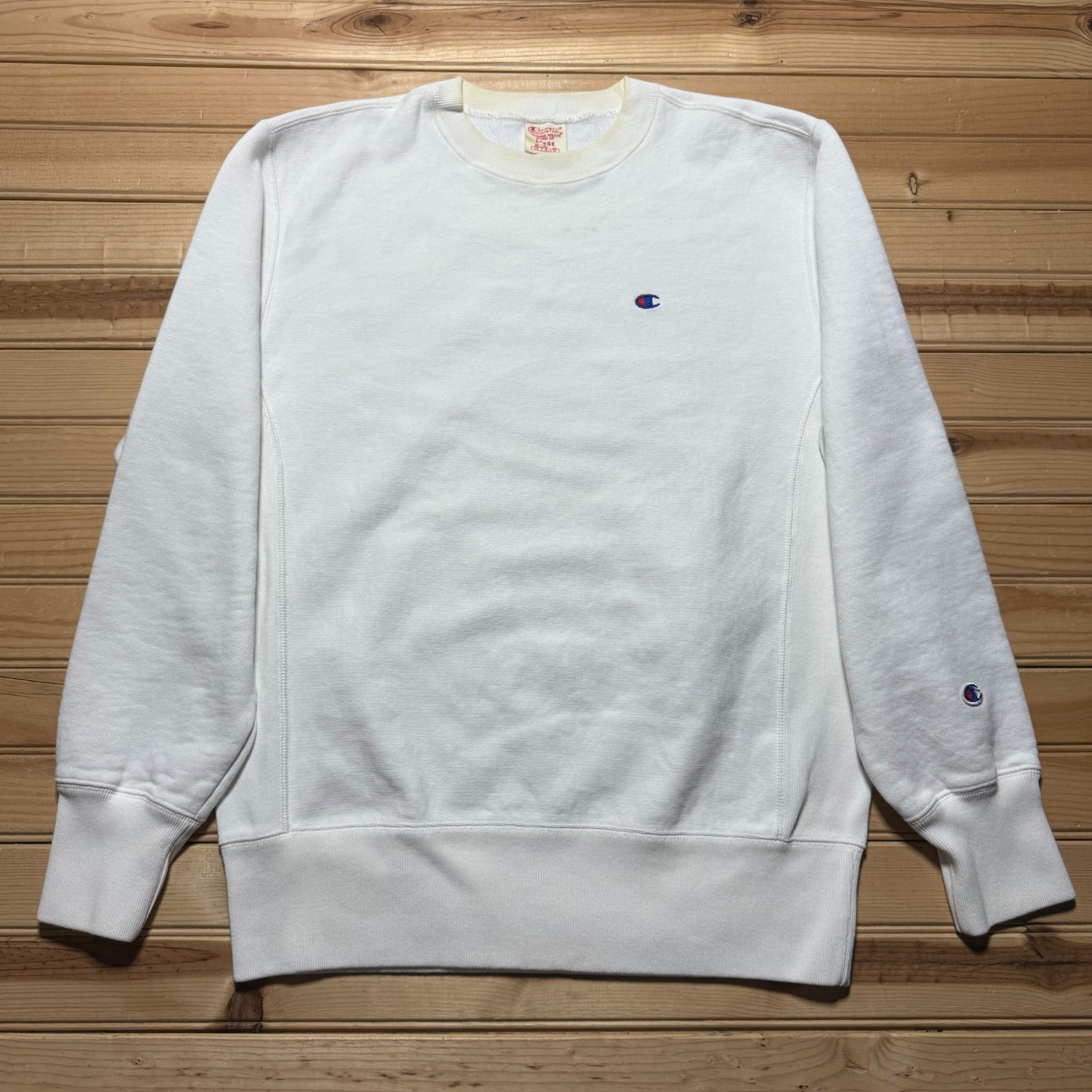 Vintage 90s Champion Reverse Weave Warm Up Crewneck Pullover Sweatshirt Large