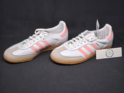 Adidas Samba OG Youth Multi Sizes White Coral Peach Pink Shoes