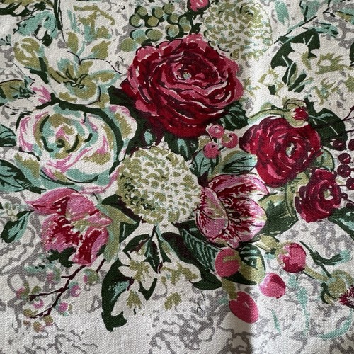 April Cornell Cloth Placemats Set Of 3 Merry Antique Floral Cottage Fabric