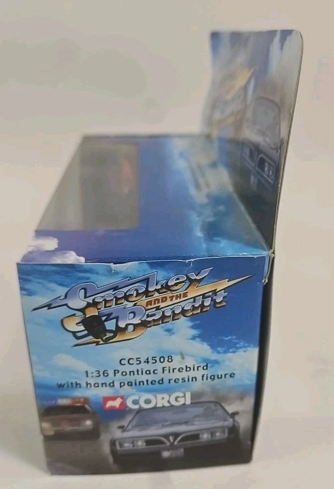 Corgi CC54508 Smokey and the Bandit Pontiac Firebird With Resin Figure 2002 NOB - Image 3 of 4