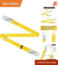 Hunting Safety Harness Polyester 6ft Adjustable Fall Restraint Belt