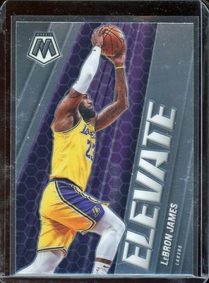 2020-21 Panini Mosaic #23 LeBron James Elevate