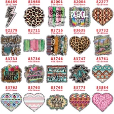 Planar Resins 10pcs Silver Glitter Acrylic Flatback Jewelry