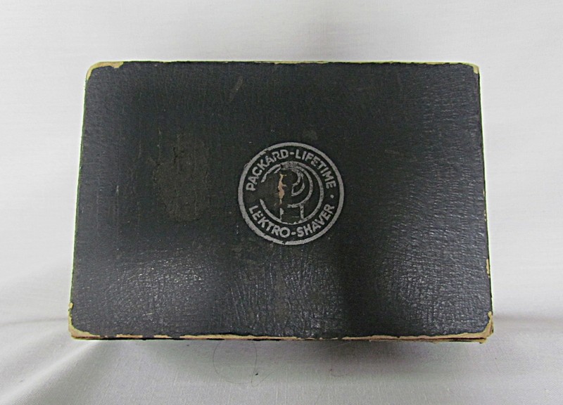 Vintage Packard Lifetime Lektro Electric Shaver Orig. Box Pouch & Paperwork