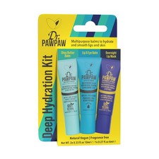 Dr. PawPaw Deep Hydration Kit - Lip Balm and 1 Count Pack of 2 , Clear