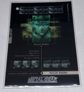 Metal Gear Solid Card | eBay