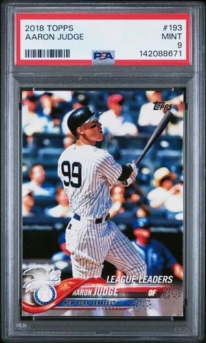 AARON JUDGE 2018 Topps #193 PSA 9 MINT