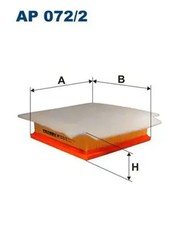 Luftfilter Filtereinsatz AP 072/2 FILTRON für OPEL CORSA D