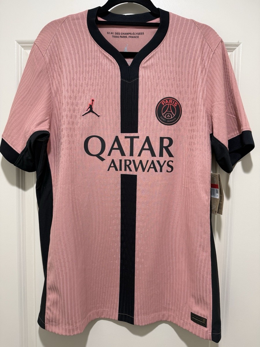 DETAIL Barcola #29 Mens LARGE Nike Paris Saint-Germain Away Jordan