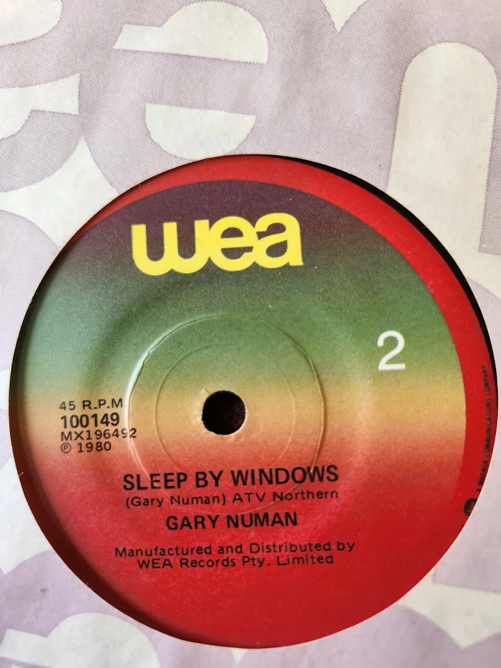 Gary Numan "I Die: You Die" 1980 WEA Oz 7" 45rpm - image 2 of 2