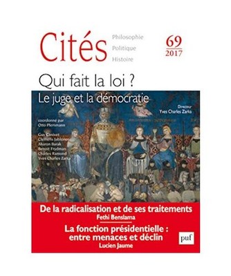 Cités, N° 69/2017 : Le juge et la démocratie