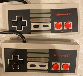 1989 NINTENDO NES ACTION SET CONSOLE SUPER MARIO DUCK HUNT RED ZAPPER CIB TESTED