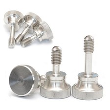 Knurled Thumb Screws Stainless Steel Hand Grip Knob Bolts With Walsted Shank
