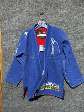 Storm Jiu-Jitsu BJJ Gi Jacket Kids Youth 8 Blue Alliance Kimono Top Uniform