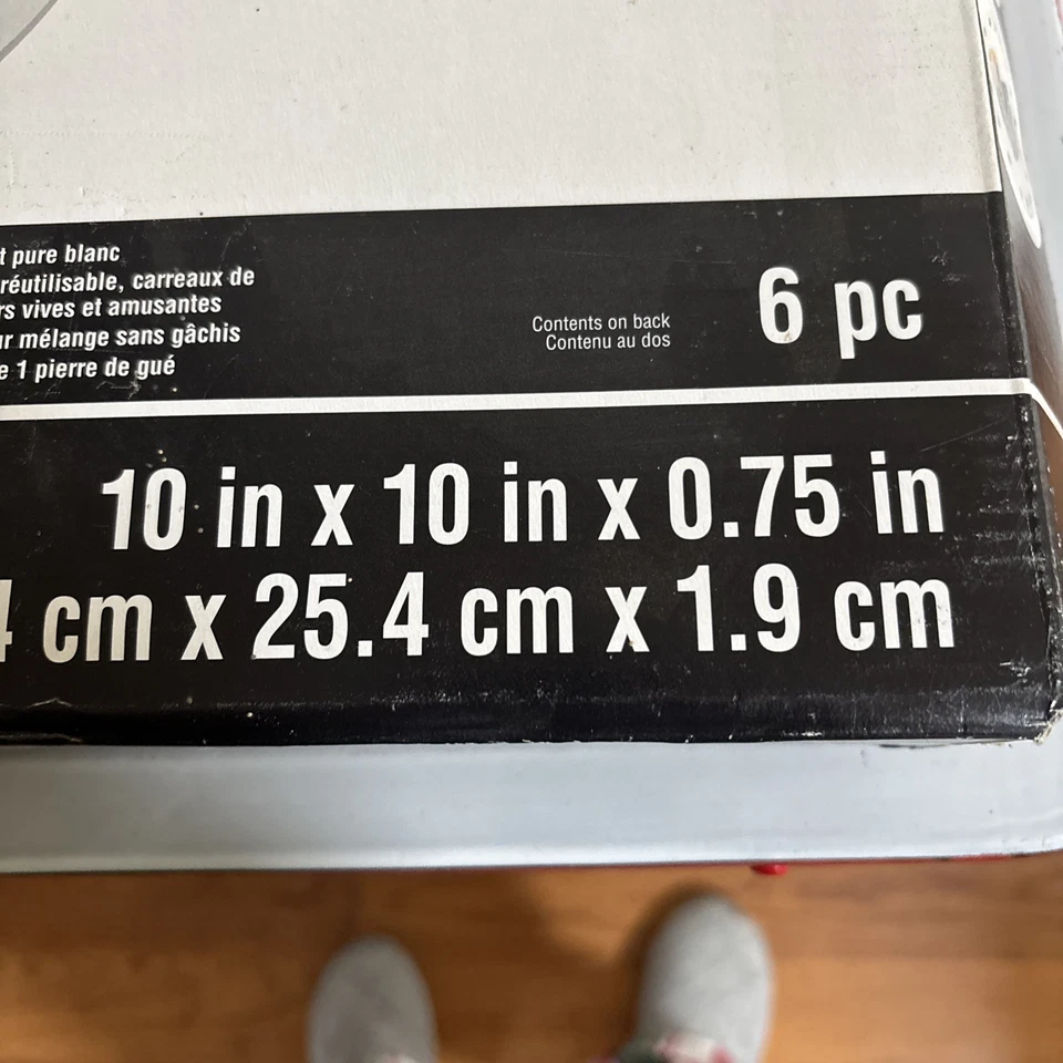 ArtMinds 10" MOSAIC STEPPING STONE KIT Easy Steps HEART/ BABY FOOTPRINTS - Image 4 of 4