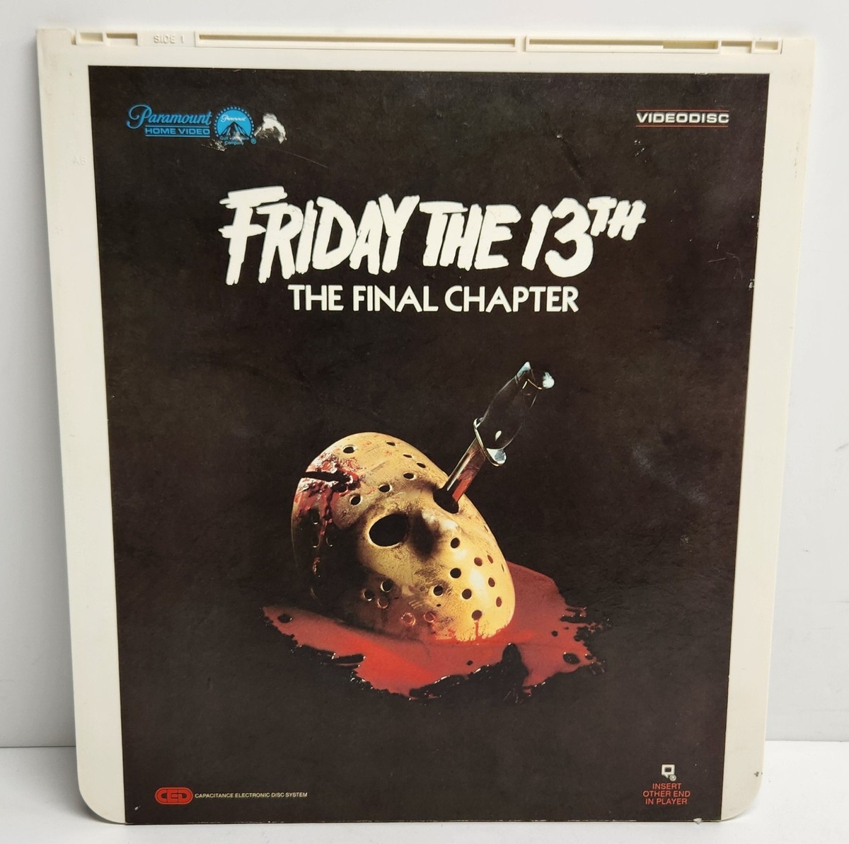Friday The 13th The Final Chapter CED RCA Videodisc RARE
