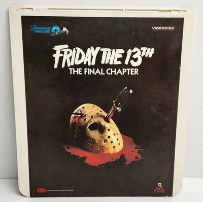 Friday The 13th The Final Chapter CED RCA Videodisc RARE