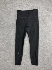 Vuori Leggings Womens Small Black High Rise Yoga Pants Athletic Workout VW444