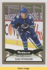 2021-22 Upper Deck Parkhurst Stars Bronze Border Elias Pettersson #266 READ r8k