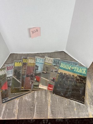 Road & Track 1960 s Magazine Bundle Of 9 Issues #305